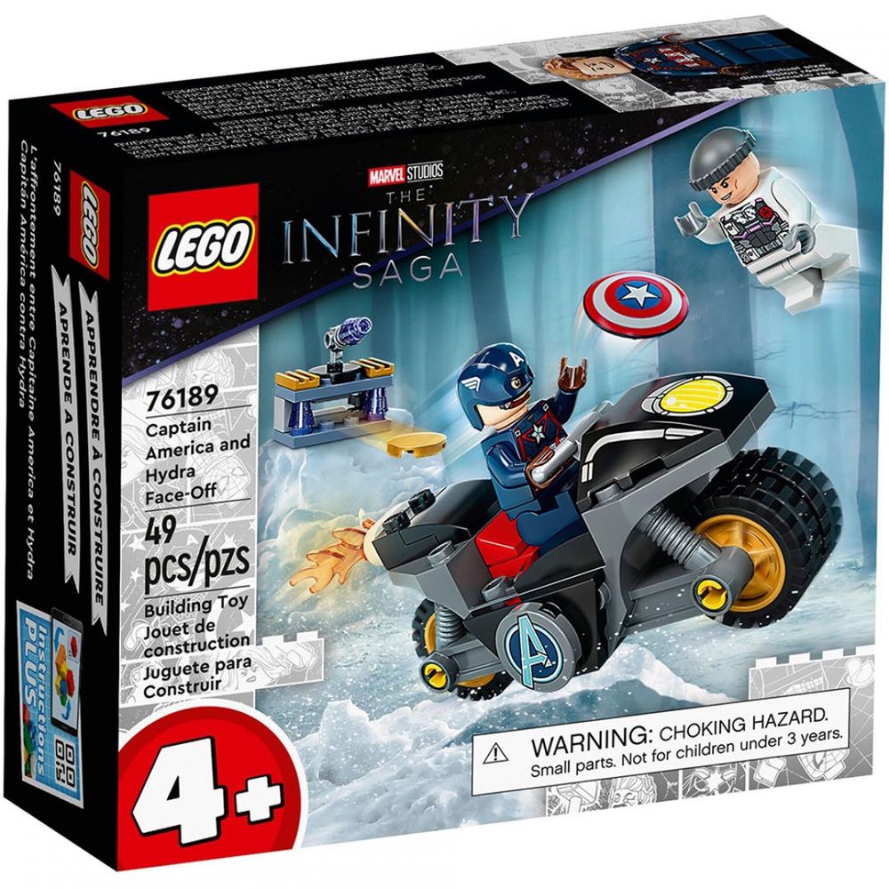 樂高積木 LEGO《 LT76189》SUPER HEROES 超級英雄系列 - Captain America and Hydra Face-Off-49pcs