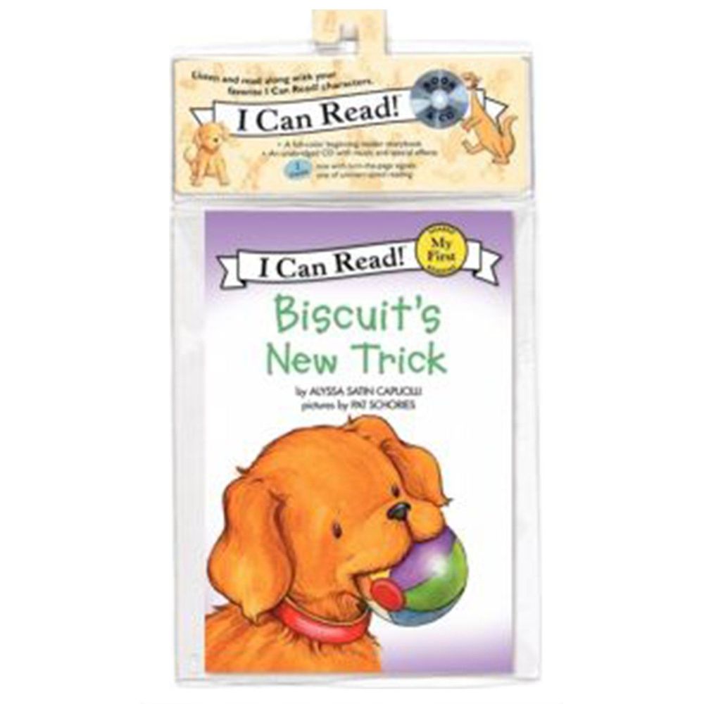 Kidschool - Biscuit's New Trick Book and CD 小狗愛閱讀-你丟我撿 (有聲書)