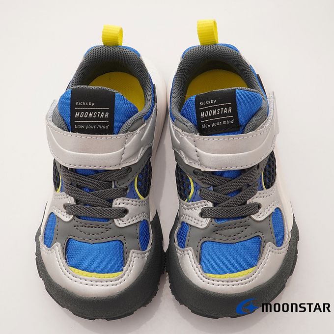 Moonstar日本月星 - 月星機能MSCN滑步車鞋(中小童段)-運動鞋-灰藍