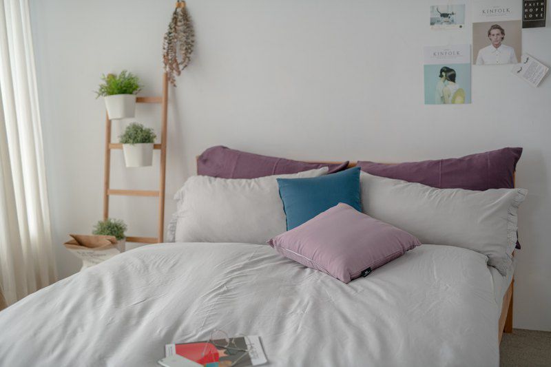 飛航模飾 - 有機纖維針織天絲 荷葉款式床包被套組-淺草綠(雙人床包被套四件組) (雙人5*6.2尺)