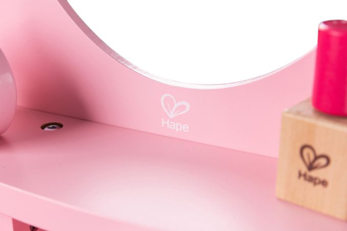 德國 Hape - 粉紅梳妝台組