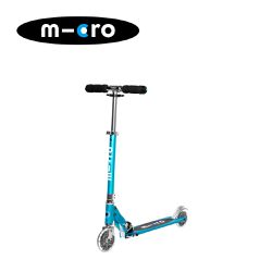 Micro - 瑞士 Sprite LED輪 輕量版青少年滑板車-海洋藍
