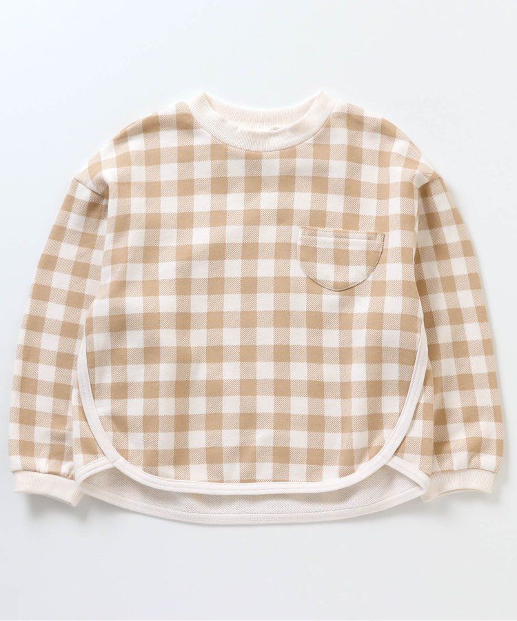 日本 apres les cours - [好評新色]圓領百搭裏毛長袖上衣-彩色愛心-象牙