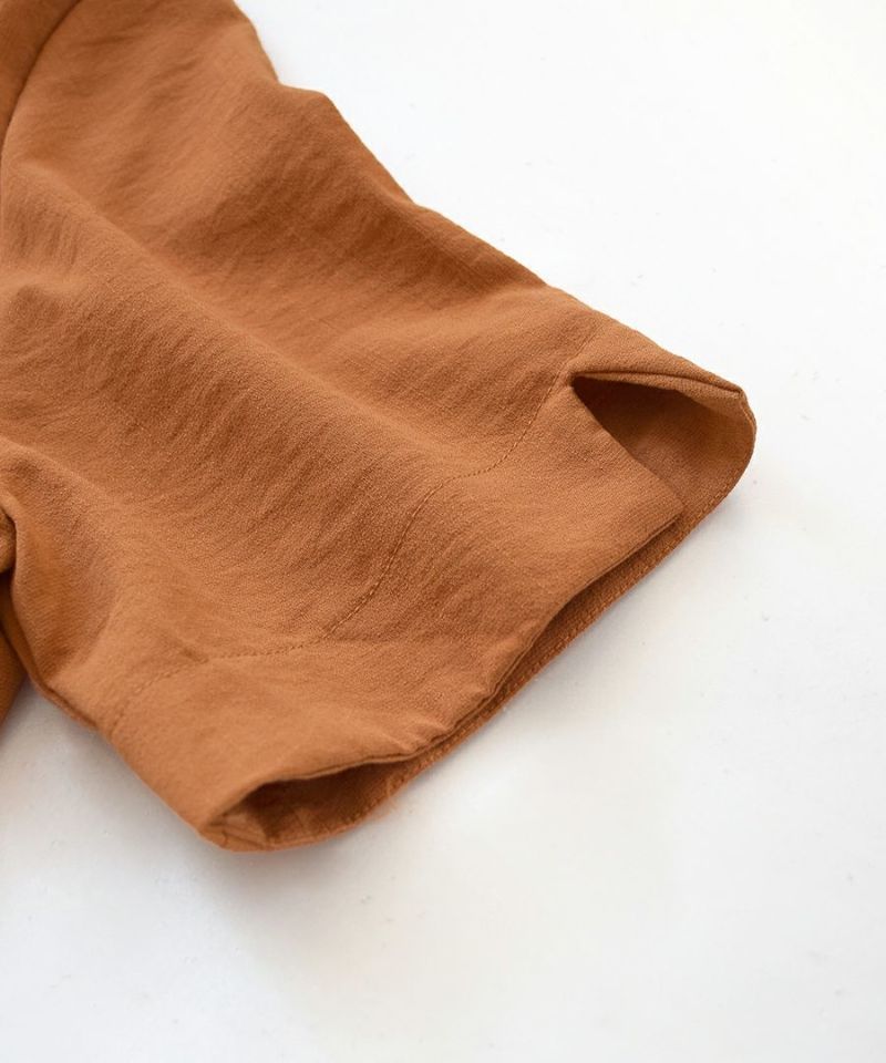 日本 zootie - 亞麻感俐落剪裁短袖洋裝-黑