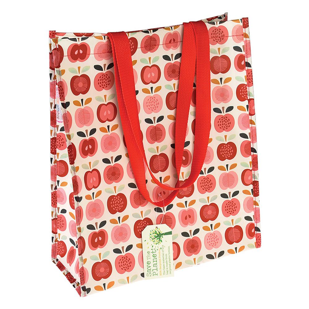 英國 Rex London - 環保多功能購物袋/萬用袋-紅蘋果