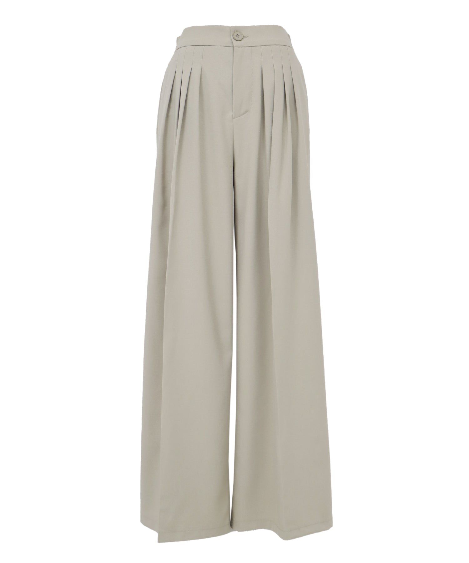 日本 BLUE EAST - 修長美腿打褶西裝褲-深棕