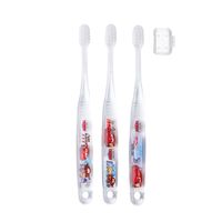 日本 SKATER - Skater 兒童牙刷(3-5歲)3入組-閃電麥昆LMQ