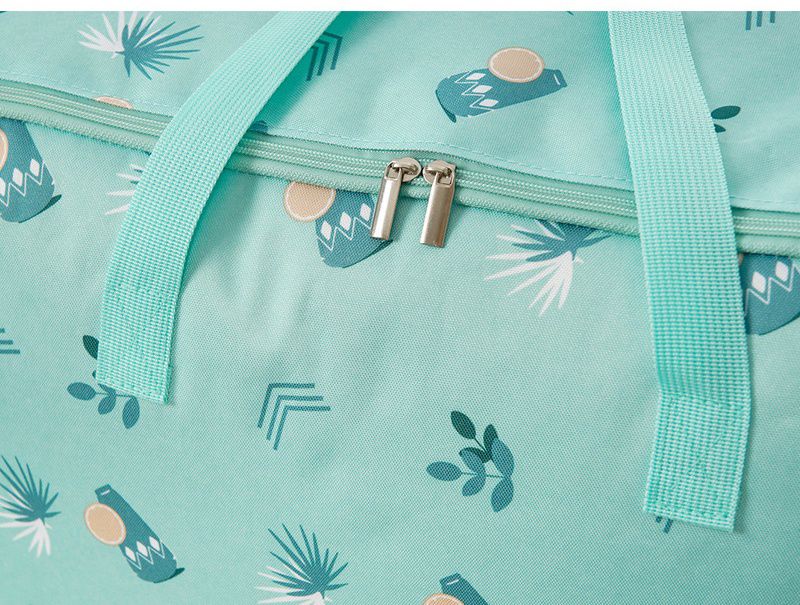 防潮防水棉被/衣物收納袋-樹林-藍色