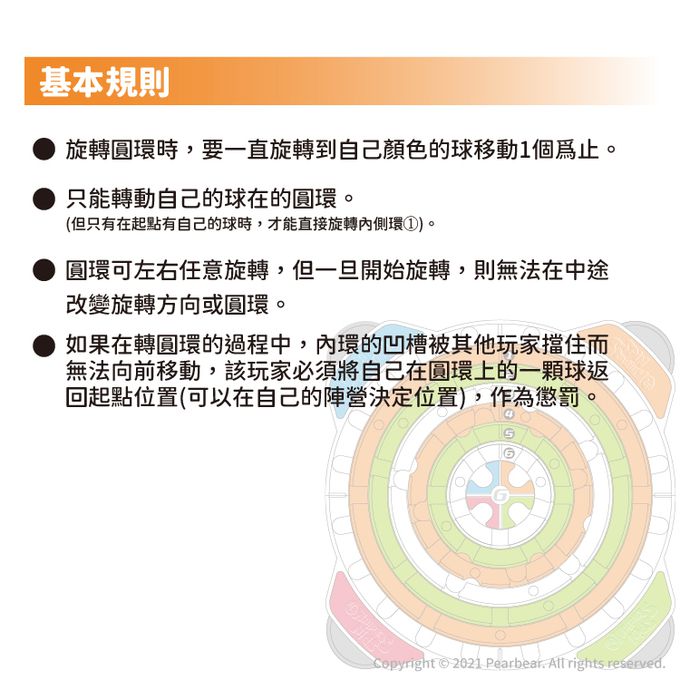日本 HANAYAMA - 旋轉棋盤遊戲-6歲以上