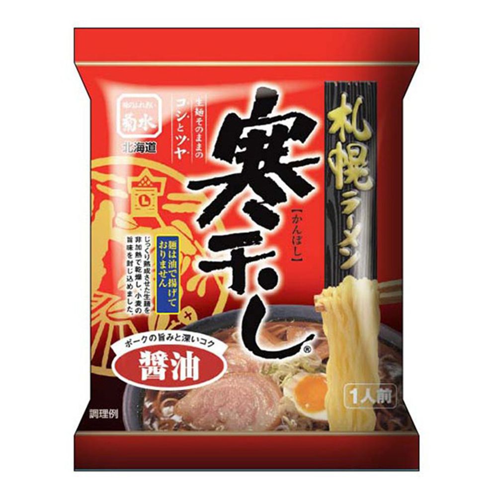 日本菊水 - 札幌寒干拉麵-醬油-119g