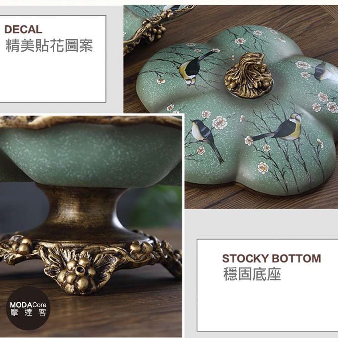 MODACore 摩達客 - ◉春節開運招財◉高級. 歐式復古比翼雙飛糖果盒擺飾