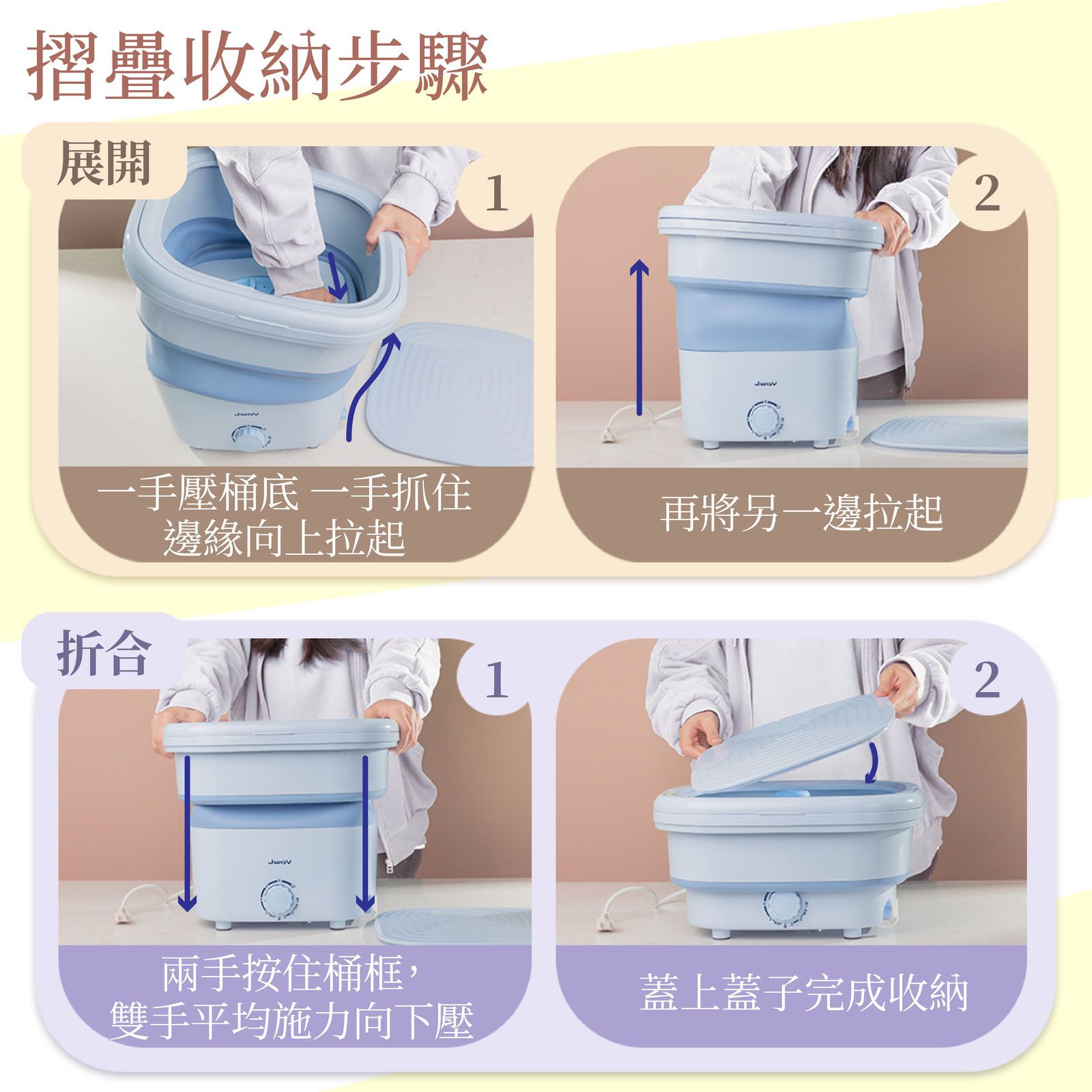 JWAY - 多功能清洗機-JY-WS212-淺藍