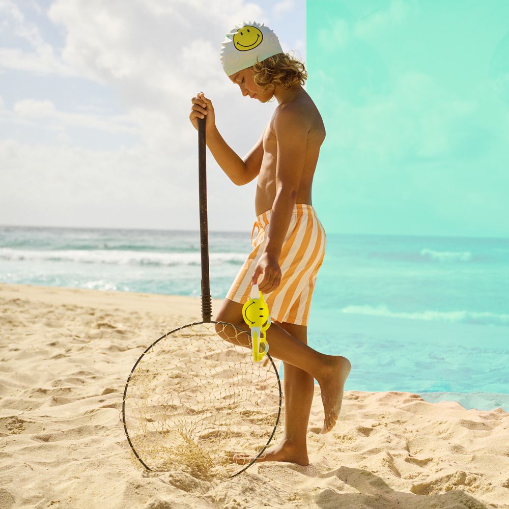 澳洲 Sunnylife - 兒童泳具-smiley®兒童微笑泳鏡-UV380抗紫外線鏡片 (3-9歲適用（產品尺寸 16 x 3 x 5 公分）)