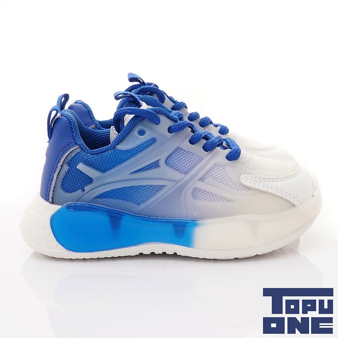 TOPUONE-厚底潮流運動童鞋-623913藍(中小童段)-運動鞋-藍