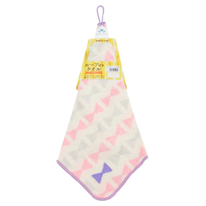 akachan honpo - 擦手巾-蝴蝶結 (35×35cm)