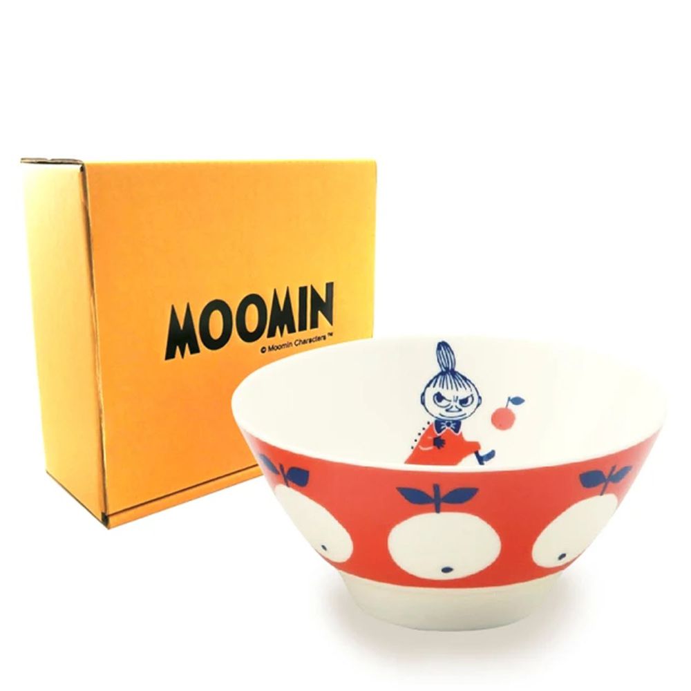 日本山加 yamaka - moomin 嚕嚕米彩繪陶瓷碗禮盒-MM032-312-1入