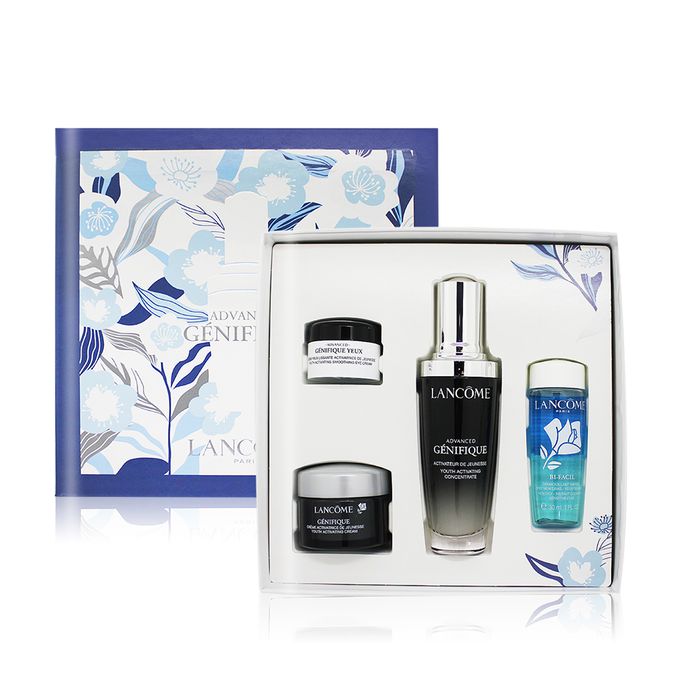 LANCOME 蘭蔻 - 超未來肌因4件禮盒[小黑瓶50ml+卸妝液30ml+眼霜5ml+日霜15ml]