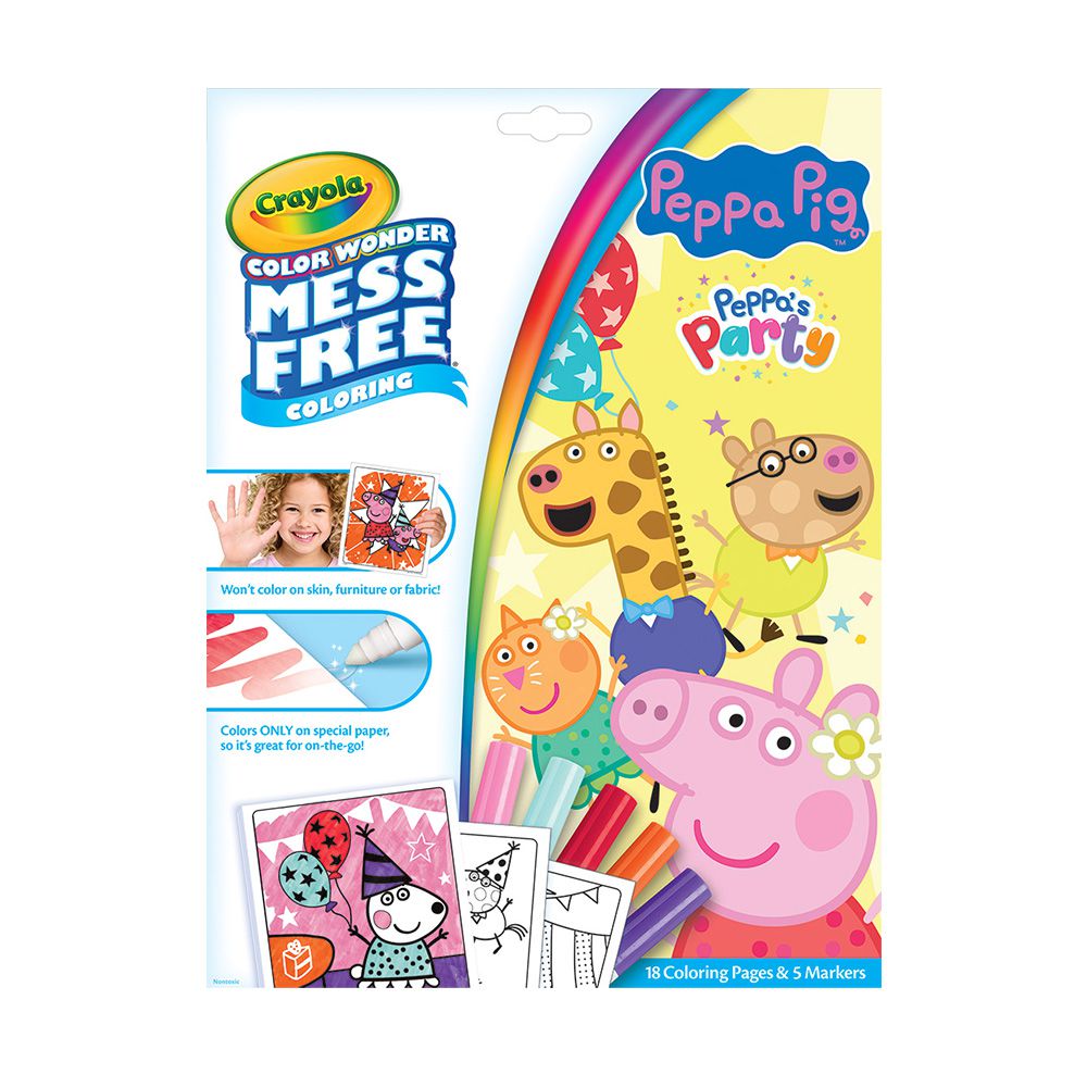 神彩著色套裝-佩佩豬(紙盒)