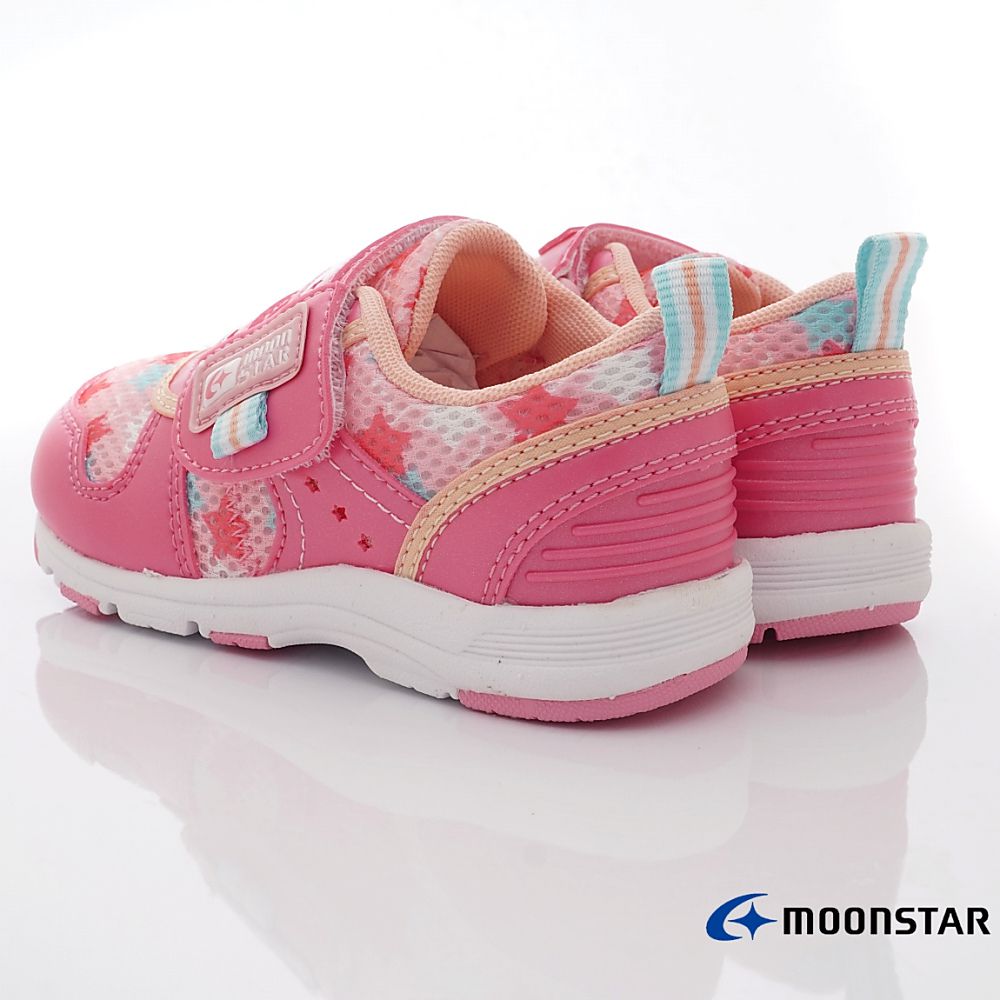 Moonstar日本月星 - 月星速乾透氣機能款(中小童段)-運動鞋-玫瑰紅