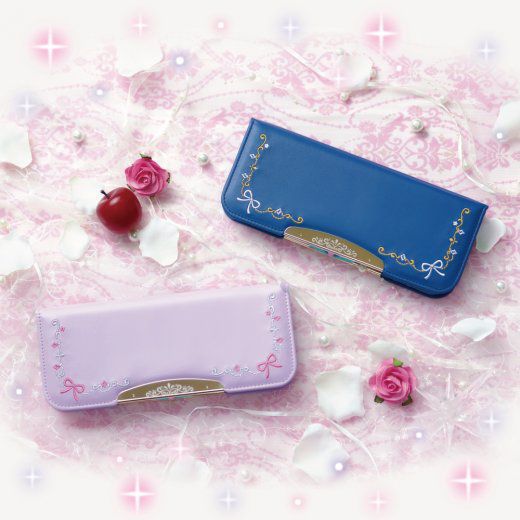 日本文具 SONIC - 日本製硬式雙面鉛筆盒(防開鎖設計+附削鉛筆器)-雕花-紫