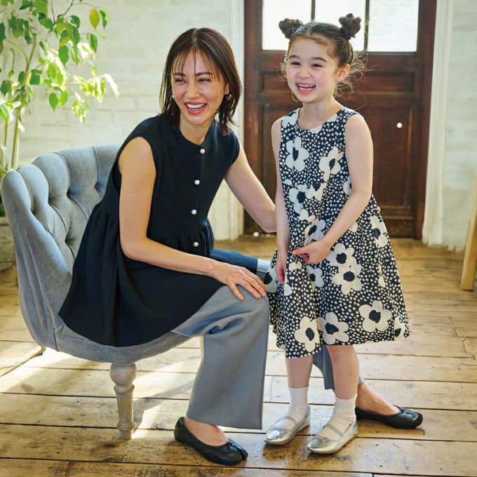 日本 evercloset - 100%棉 歐風荷葉領背心洋裝-海軍藍