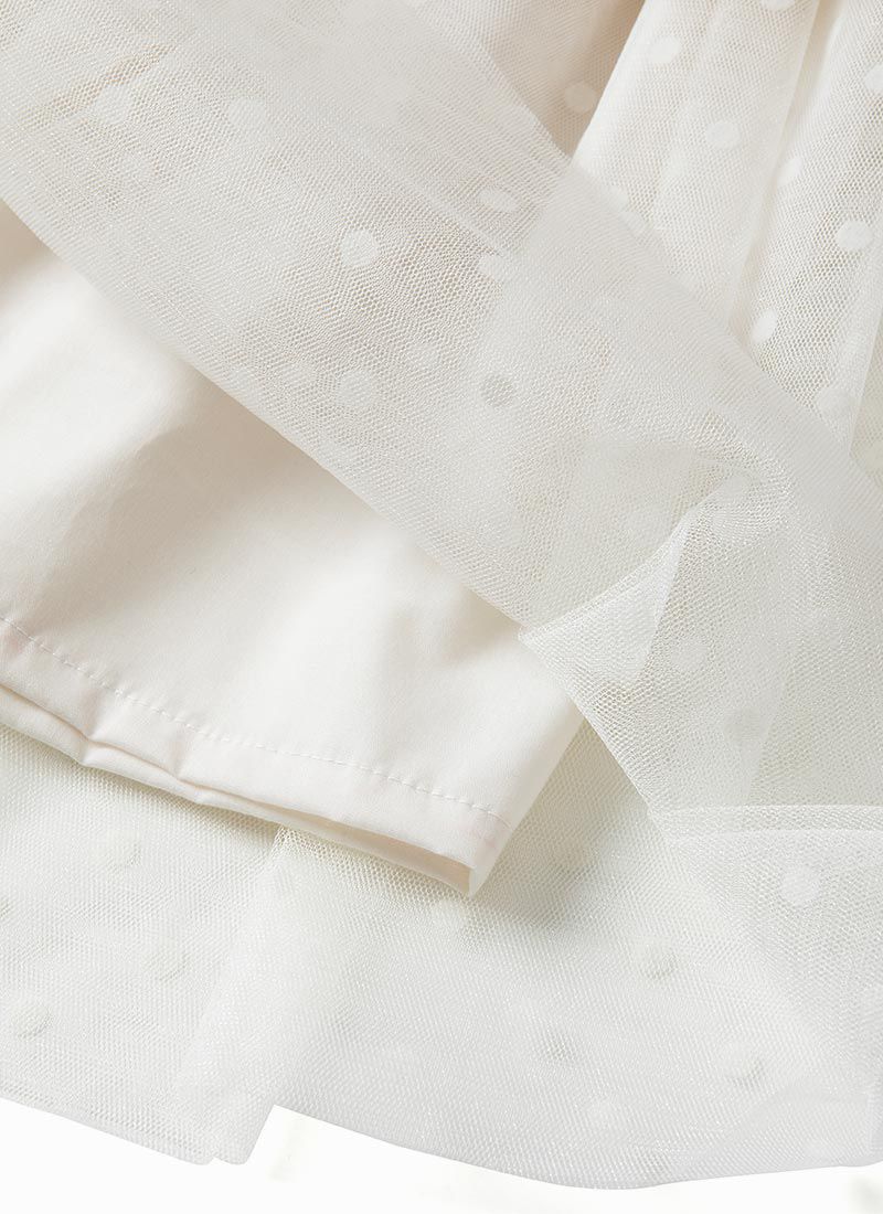 韓國 OZKIZ - 童趣網紗雙層點點裙