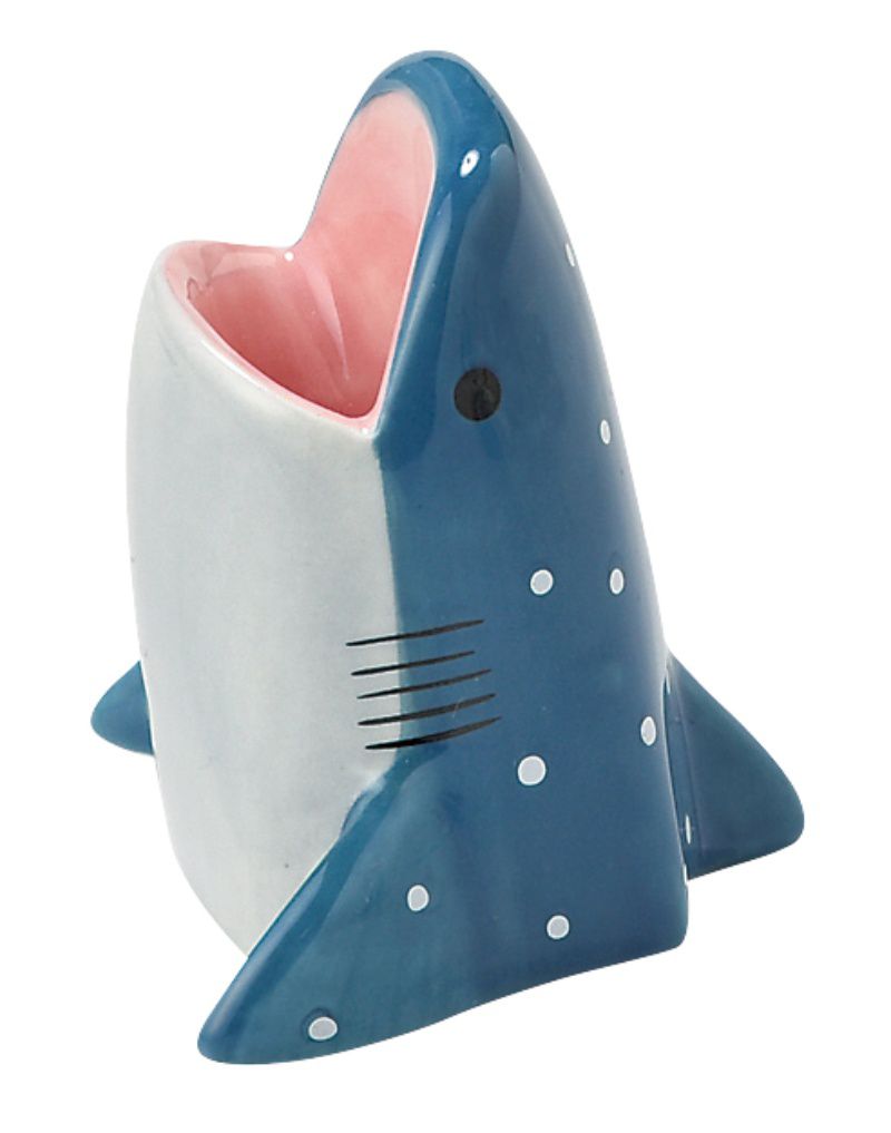 日本 Seto Craft - 海生動物造型牙刷架/筆架-花園鰻魚