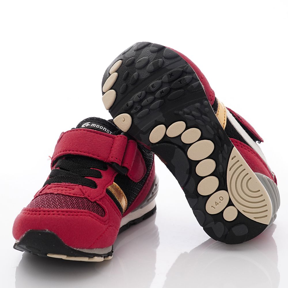 Moonstar日本月星 - 機能童鞋-月星HI系列2E機能鞋款(中小童段)-紅