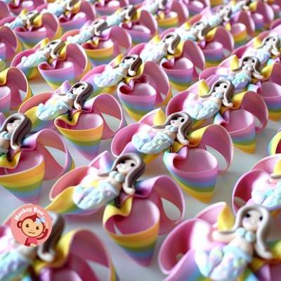 英國 MonkeyBow - 手工髮飾/髮夾-夢幻美人魚-髮色隨機