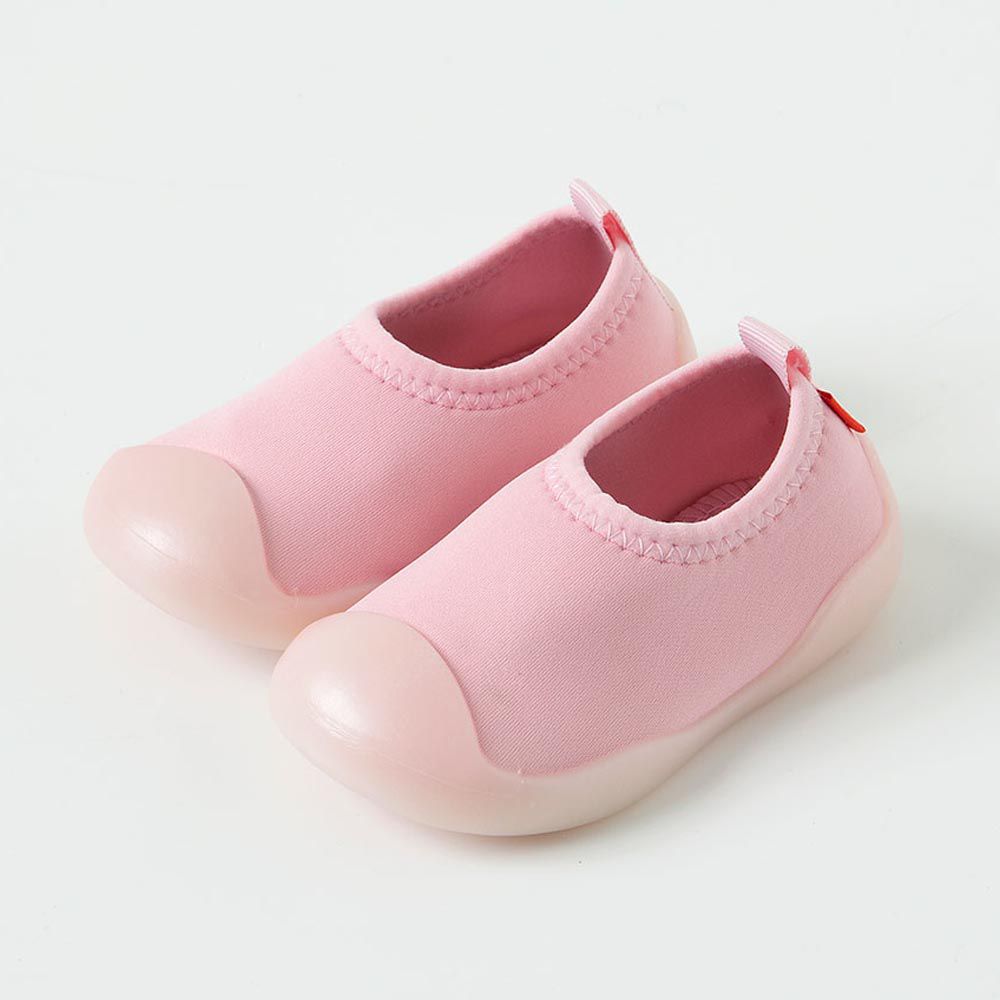 韓國 OZKIZ - 腳尖加強防護輕量兒童沙灘鞋/戲水鞋-粉紅