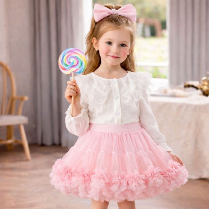 超蓬網紗澎澎裙(半身裙 蓬蓬裙 蓬裙 裙子 婚禮 拍照 攝影 喜酒 喜宴 兒童 女童 童裝）