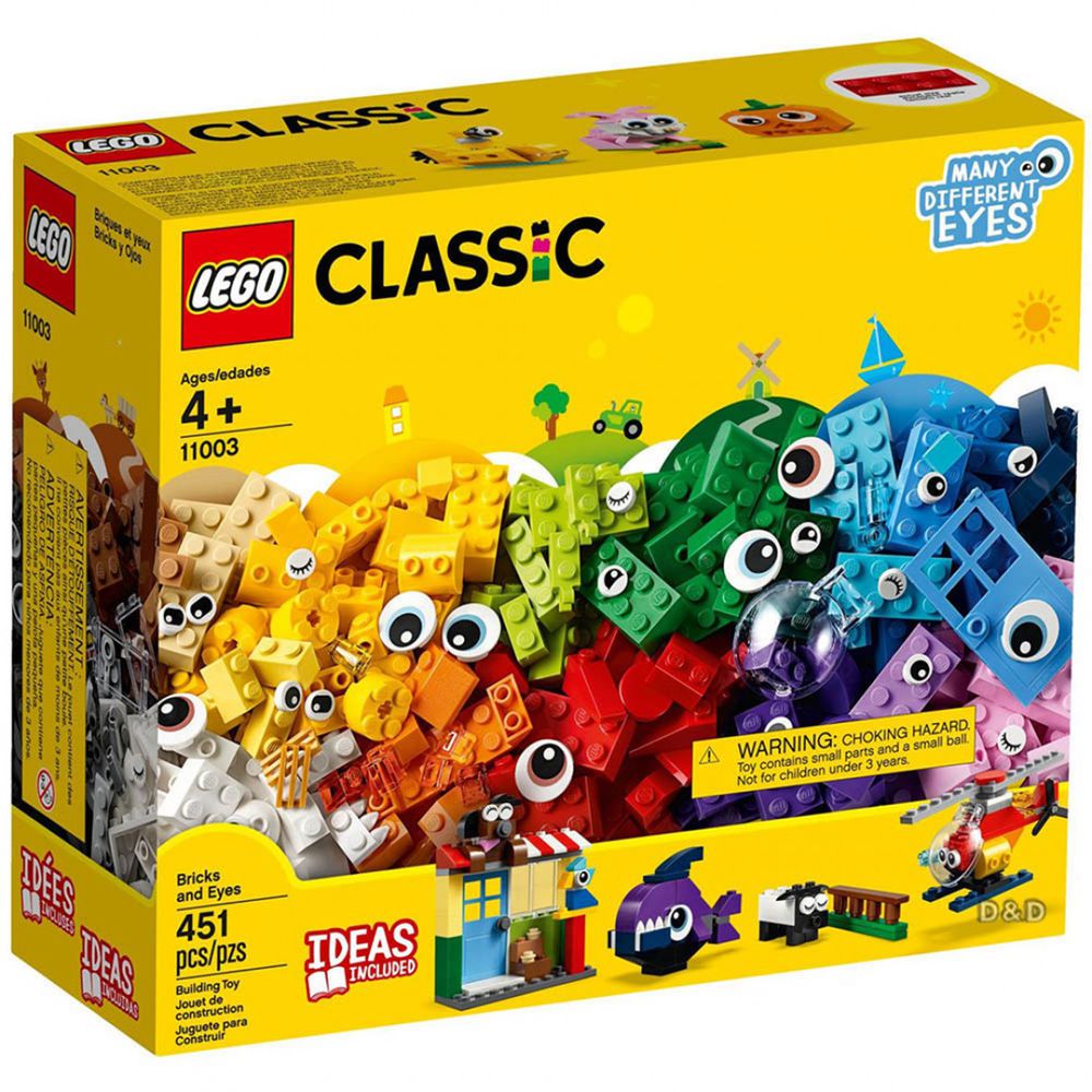 樂高 LEGO - 樂高 Classic 經典基本顆粒系列 - 大眼顆粒套裝 11003-451pcs
