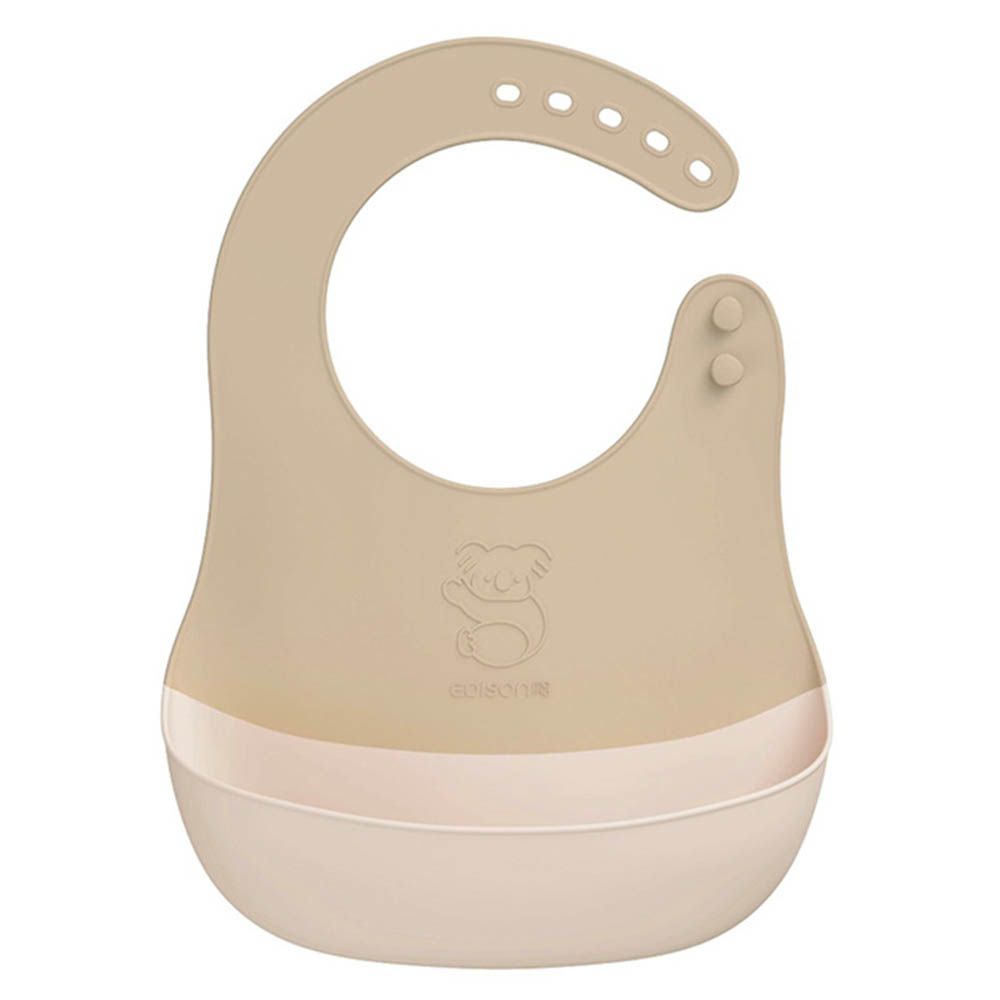 用餐圍兜-淺卡其色