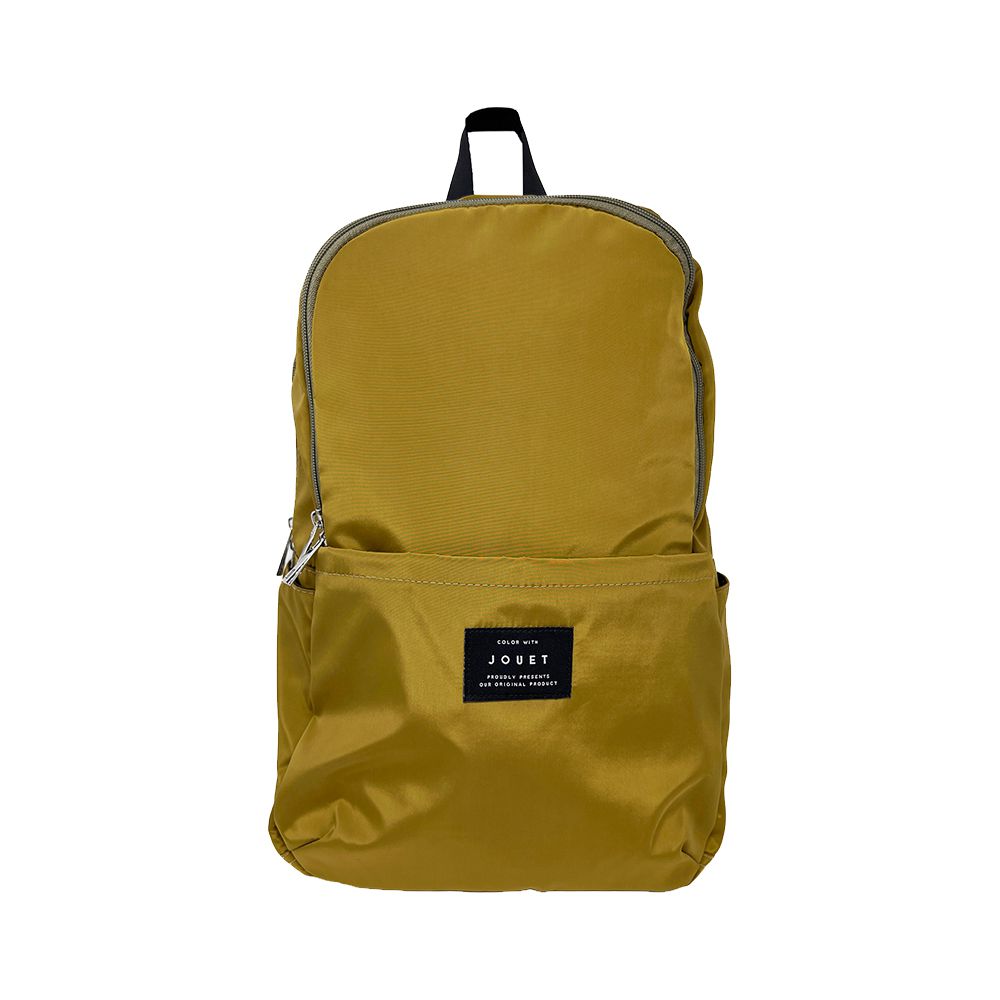 JOUET 10pocket微光澤休閒後背包-橄欖綠