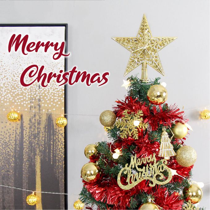 TROMSO - 豪華松針下雪聖誕樹-丹麥典藏金紅 (180cm)