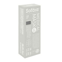 舒芙氧Sofära - 成人4D立體空氣口罩-古黑洞石款-20入/盒