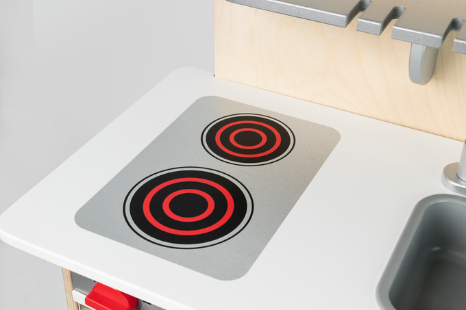 德國 Hape - 多功能木製美食廚房組(白)