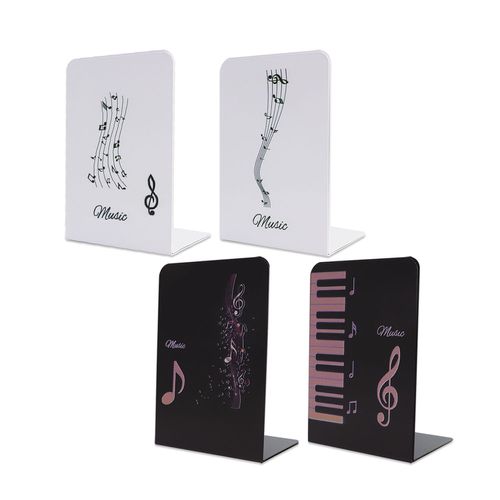 鐵製L型書架-音符-2入-款式隨機