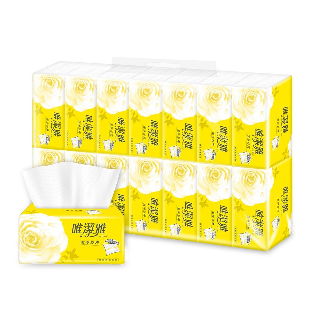唯潔雅 - 潔淨妙用抽取式衛生紙 150抽x14包/串