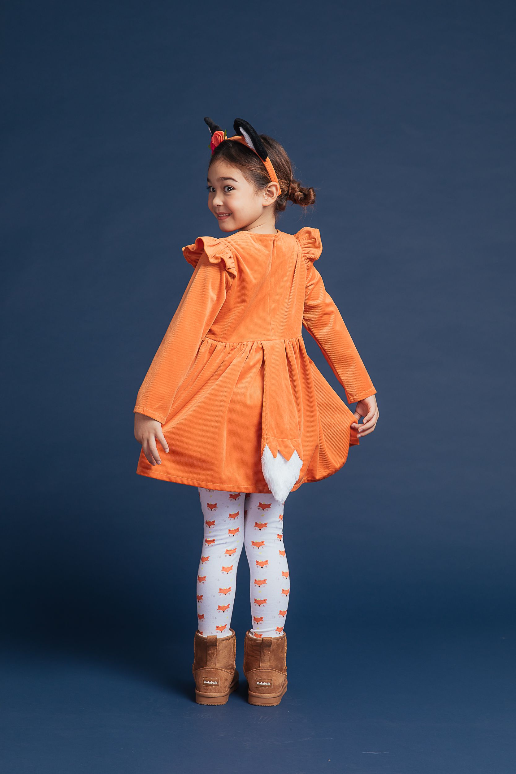 Love, Charlotte - 小狐狸洋裝-狐狸造型洋裝-內含洋裝+頭箍+內搭褲