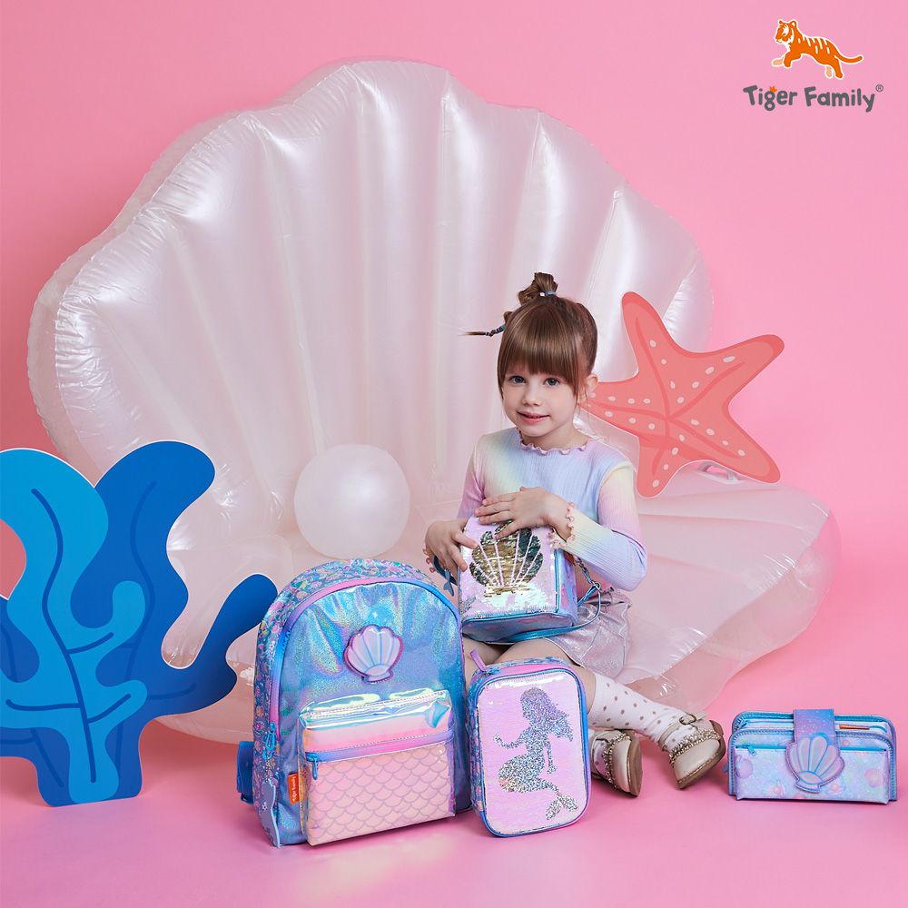 FunTime亮片文具收納包-綺麗美人魚