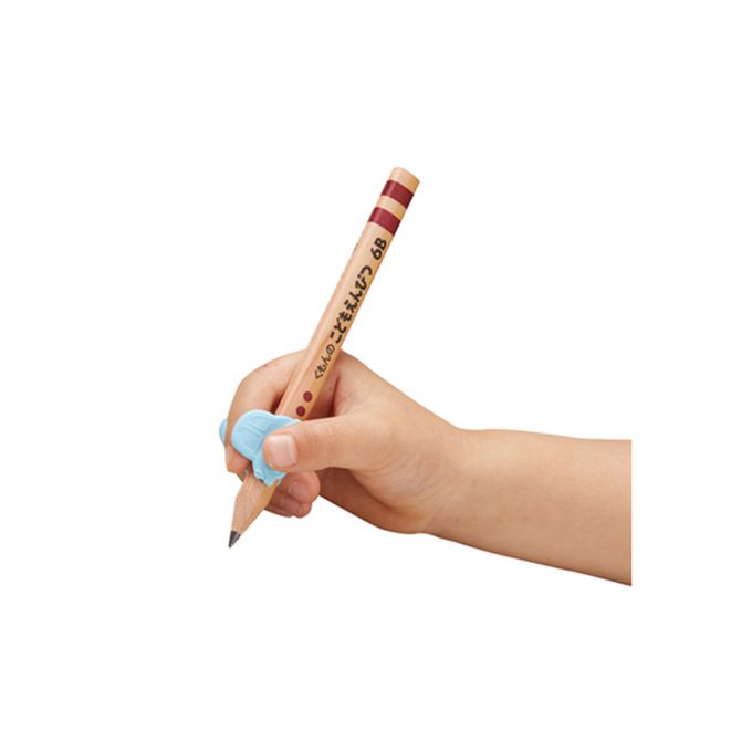 KUMON - 日本製兒童三角鉛筆文具套組-2B/藍