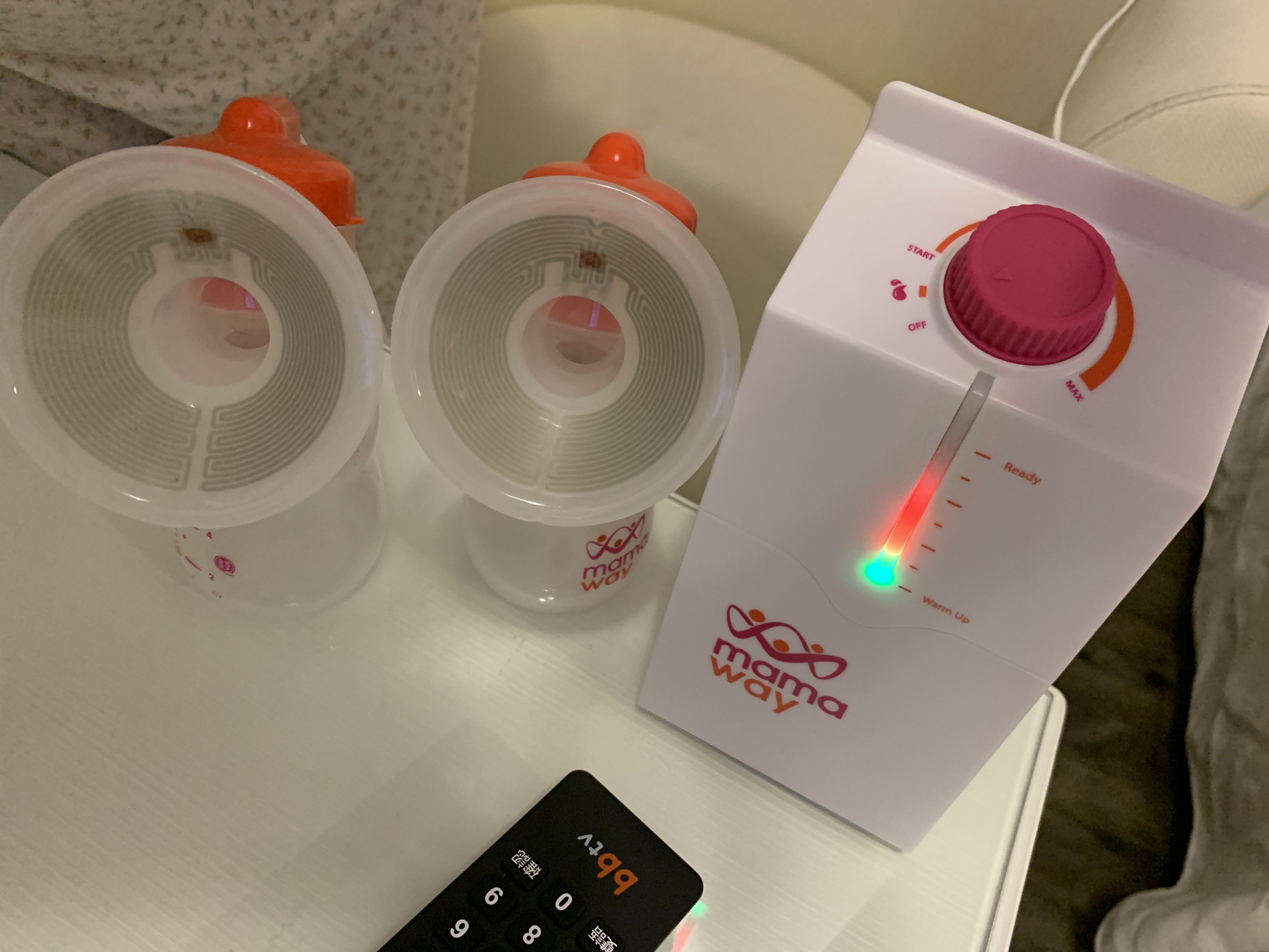 mamaway 媽媽餵電動雙邊吸乳器使用&母乳心得