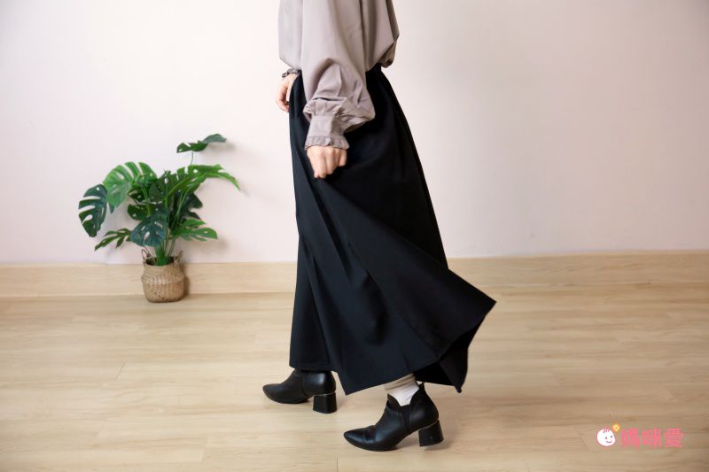 日本 fifth - 異材質拼接澎袖圓領五分袖上衣-咖啡