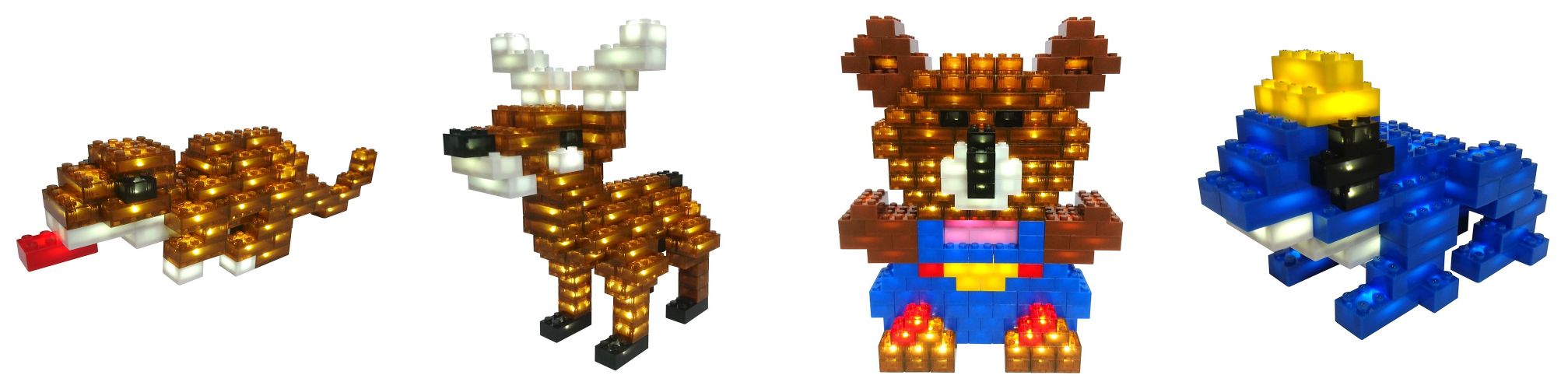 美國 Light Stax - LETTERS亮亮積木-大顆粒系列-字母款-24顆