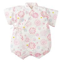 akachan honpo - 甚平包屁衣-煙火-米白色-日本製