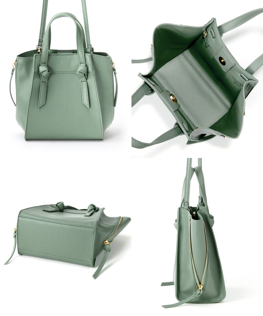 日本 GRL - 2way百搭拉鍊蝙蝠包/托特包-黑