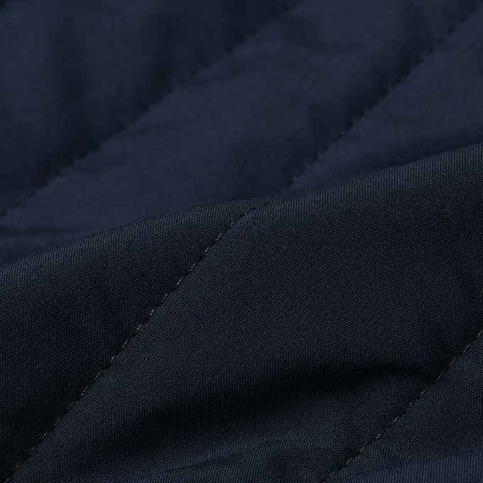 akachan honpo - 寬鬆夾克-超細纖維-深藍色