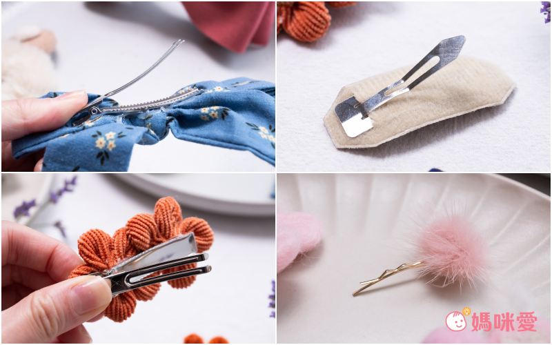 韓國 Chenny Bong Bong - (顏色隨機)迷你蝴蝶結小抓夾-9入組