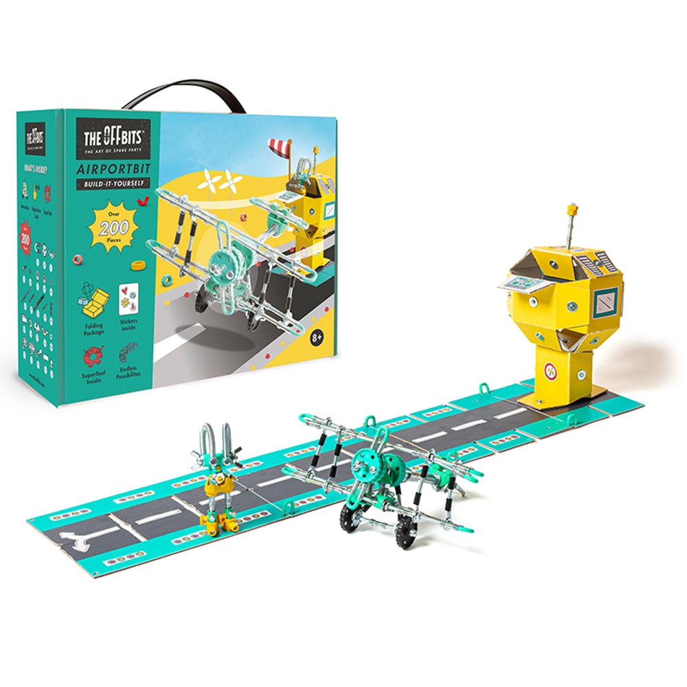 以色列 theOffBits - 機械積木-機場遊戲盒